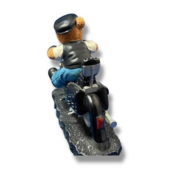 Faithful Fuzzies Born to Ride Collection “Freedom’s Ride” Bear Biker Figurine 00 - Picture 4 of 8